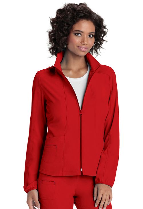 In Da Hood" Warm-up Jacket-Red: 20310-RDHH