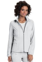 In Da Hood" Warm-up Jacket-White: 20310-WHIH-M