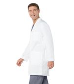 Men's Lab Coat-WHITESTRETCH TWILL: 3124-WWVC-46