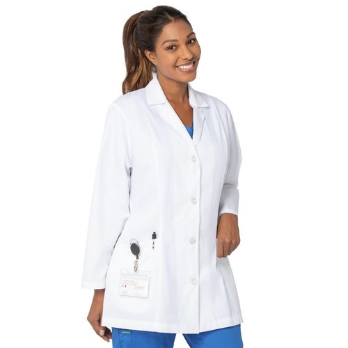 Women's Lab Coat-WHITE: 3194-WWY