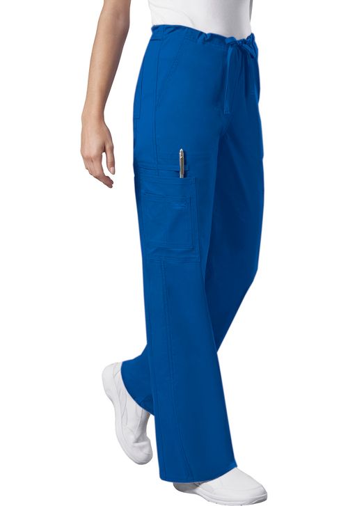 Unisex Drawstring Cargo Pant-Royal: 4043-ROYW
