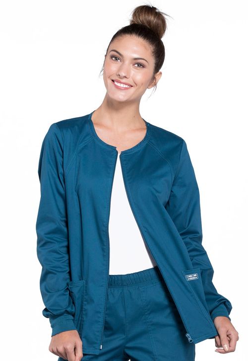 Women's Warm-up Jacket-CARIBBEAN BLUE: 4315-CARW