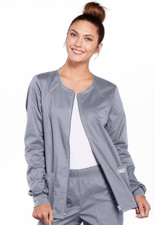 Women's Warm-up Jacket-GREY: 4315-GRYW