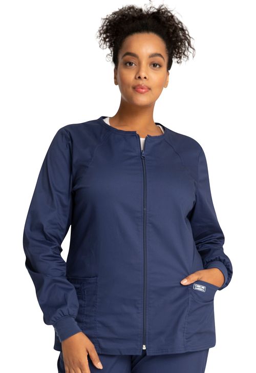 Women's Warm-up Jacket-Navy: 4315-NAVW