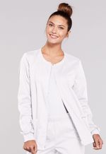 Women's Warm-up Jacket-White: 4315-WHTW-S
