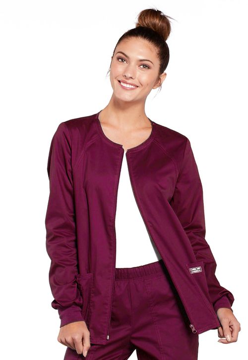 Women's Warm-up Jacket-Wine: 4315-WINW