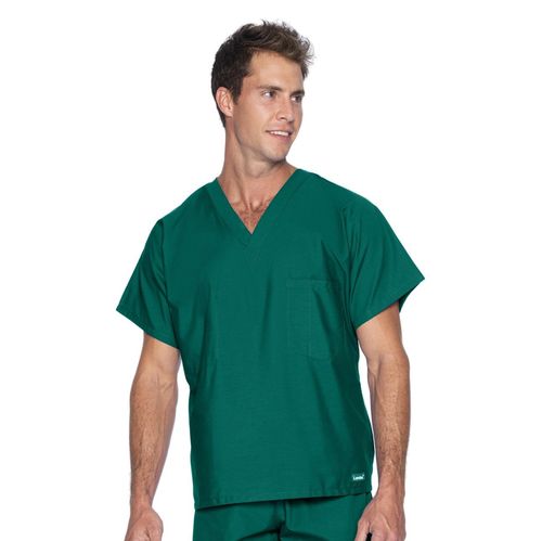 Reversible Scrub Top-HUNTER GREEN: 7502-GHP