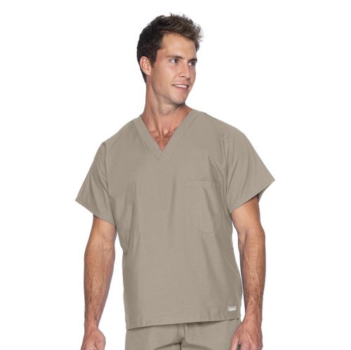 Reversible Scrub Top-SANDSTONE: 7502-SAP