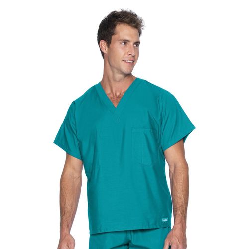 Reversible Scrub Top-TEAL: 7502-BTP