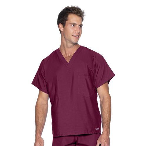 Reversible Scrub Top-WINE: 7502-RWP