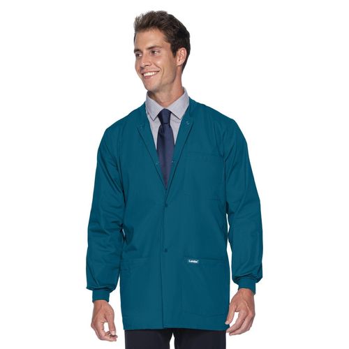 Men's Warm-Up Jacket-CARIBBEAN BLUE: 7551-CBP