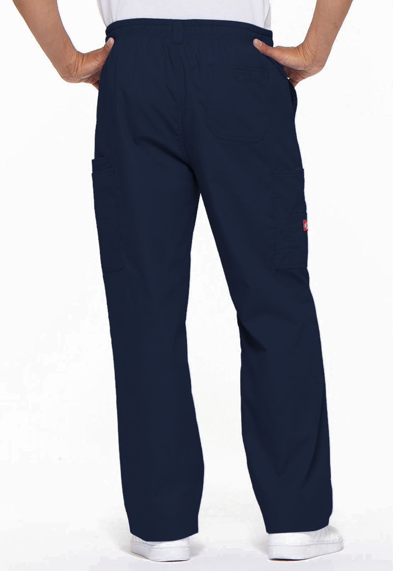 Men's Zip Fly Pull-On Pant-Navy: 81006-NVWZ-L