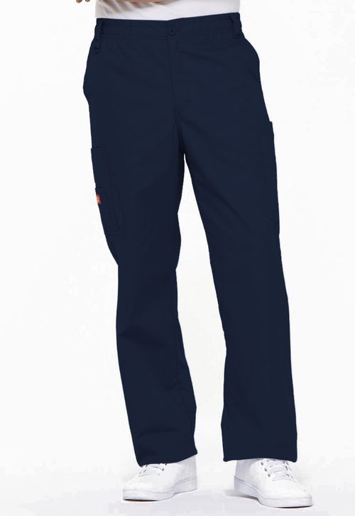 Men's Zip Fly Pull-On Pant-Navy: 81006-NVWZ