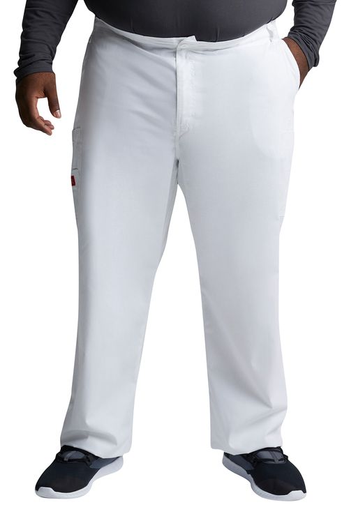 Men's Zip Fly Pull-On Pant-White: 81006-WHWZ