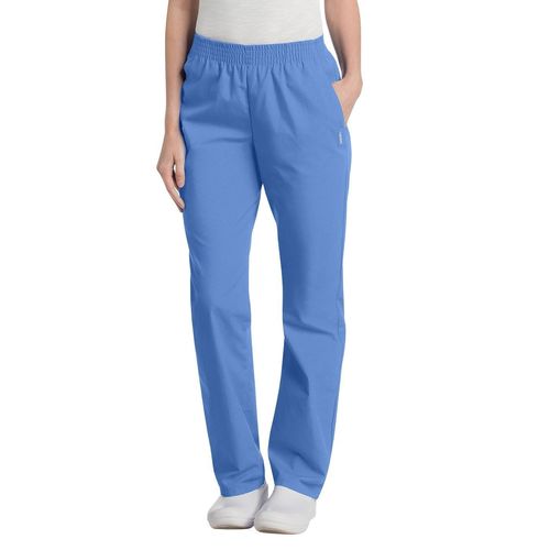 Pocket Elastic Pant-CEIL BLUE: 8327-BCP