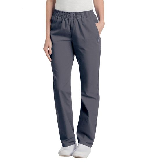 Pocket Elastic Pant-STEEL GREY: 8327-STP