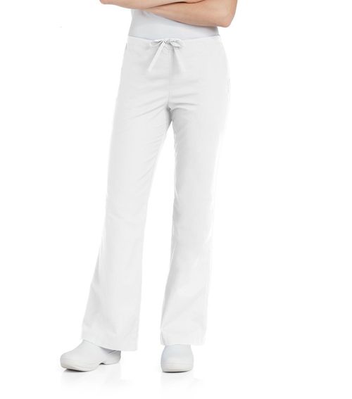 Flare Leg Pant-WHITE: 8335-WWY