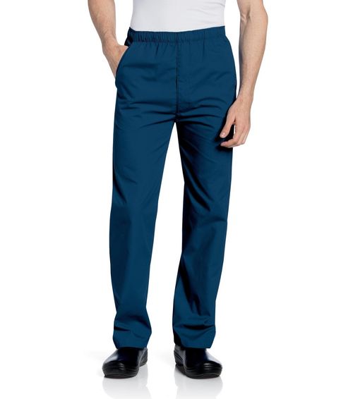 Men's Elastic Drawstring Pant-NAVY: 8550-BNP