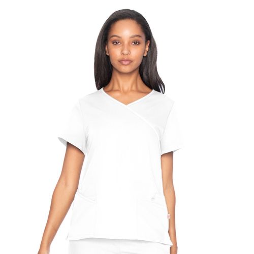 SOPHIE CROSSOVER TOP-WHITE: 9577-WWAH