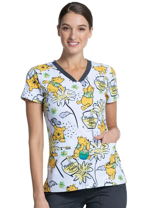 V-Neck Top-Rumbly Tumbly: TF699-PHLY