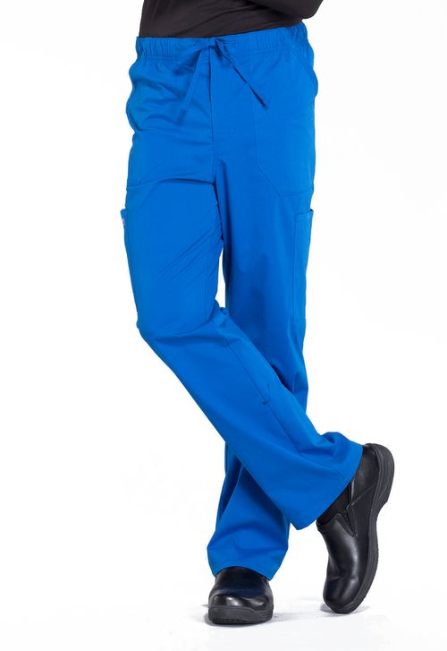 Men's Tapered Leg Drawstring Cargo Pant-Royal: WW190-ROY