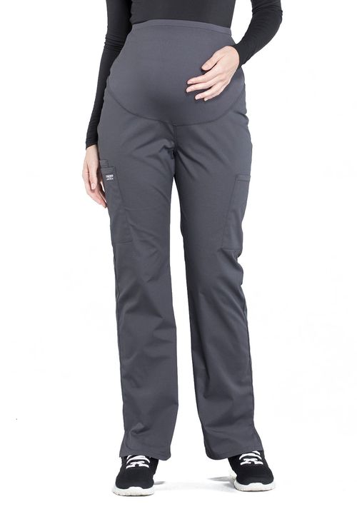 Maternity Straight Leg Pant-Pewter: WW220-PWT