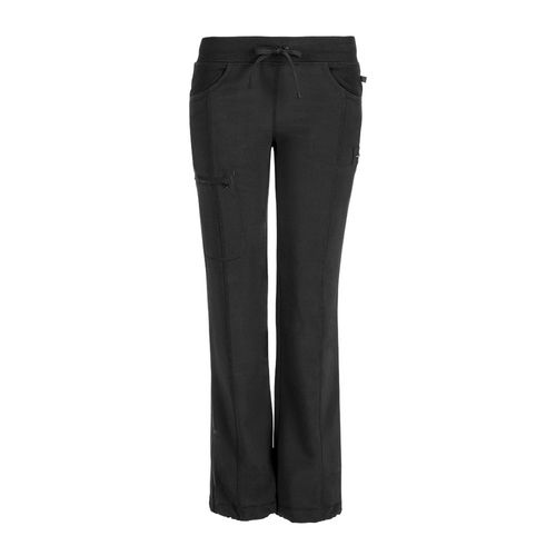 Low Rise Straight Leg Drawstring Pant-Black: 1123A-BAPS