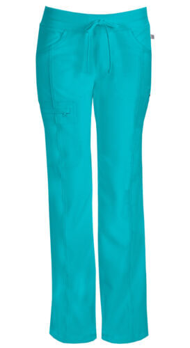 Low Rise Straight Leg Drawstring Pant-Teal Blue: 1123A-TLPS