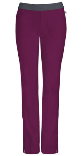 Low Rise Slim Pull-On Pant-Wine: 1124A-WNPS