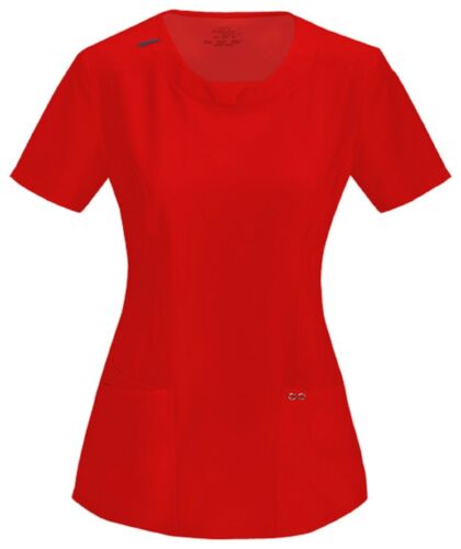 Round Neck Top-Red: 2624A-RED