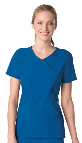 Mock Wrap Top-Royal: 2625A-RYPS