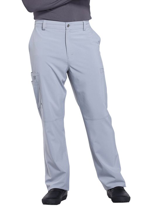 Men's Fly Front Pant-GREY: CK200A-GRY