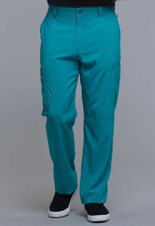 Men's Fly Front Pant-Teal Blue: CK200A-TLPS