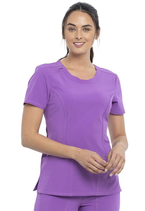 Round Neck Top-Purple Nitro: 2624A-PUNI