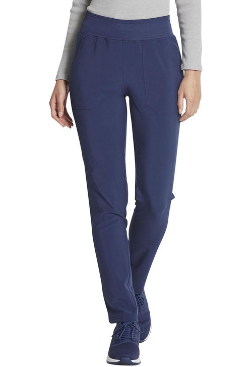 Mid Rise Tapered Leg Pull-on Pant-NAVY: DK090-NYPS
