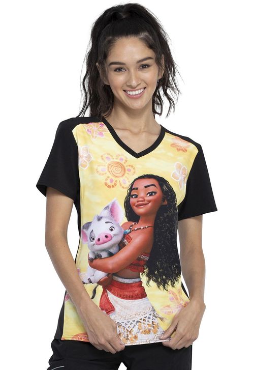 Cherokee Licensed V-Neck Top- My Pua: TF637-MHUA